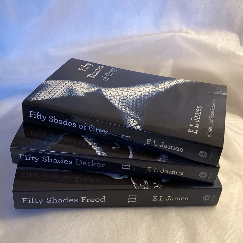 Fifty Shades of Grey Trilogy - Three (3) Paperback Books